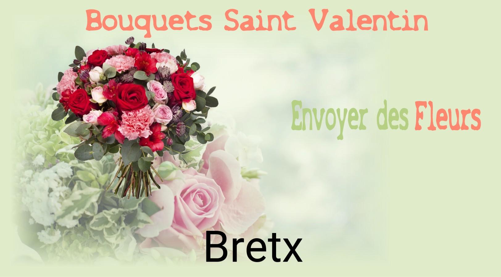 Roses de Saint-Valentin livrées à Bretx